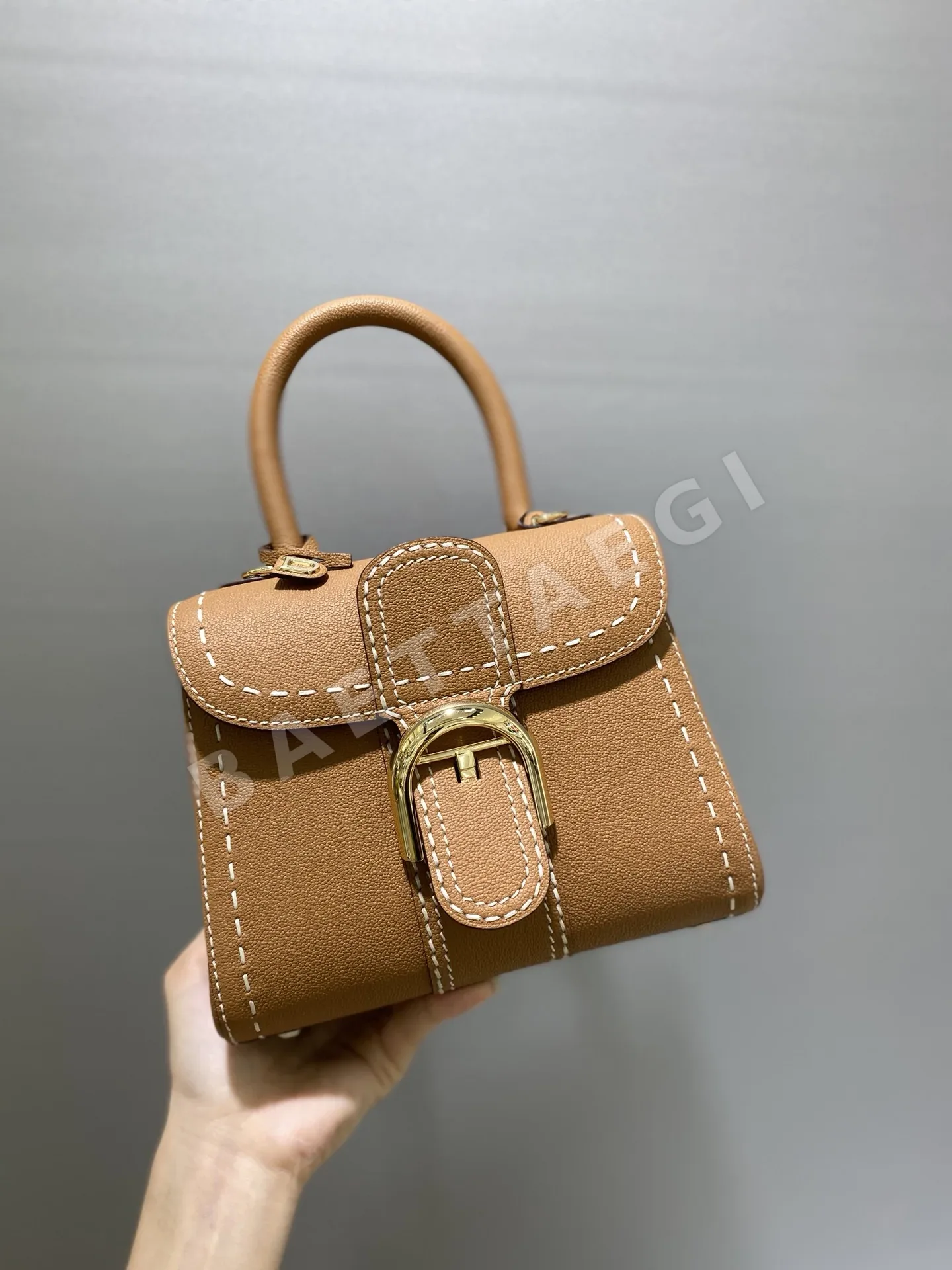 델보 카라멜 양털 안감 가방 상세 이미지 2