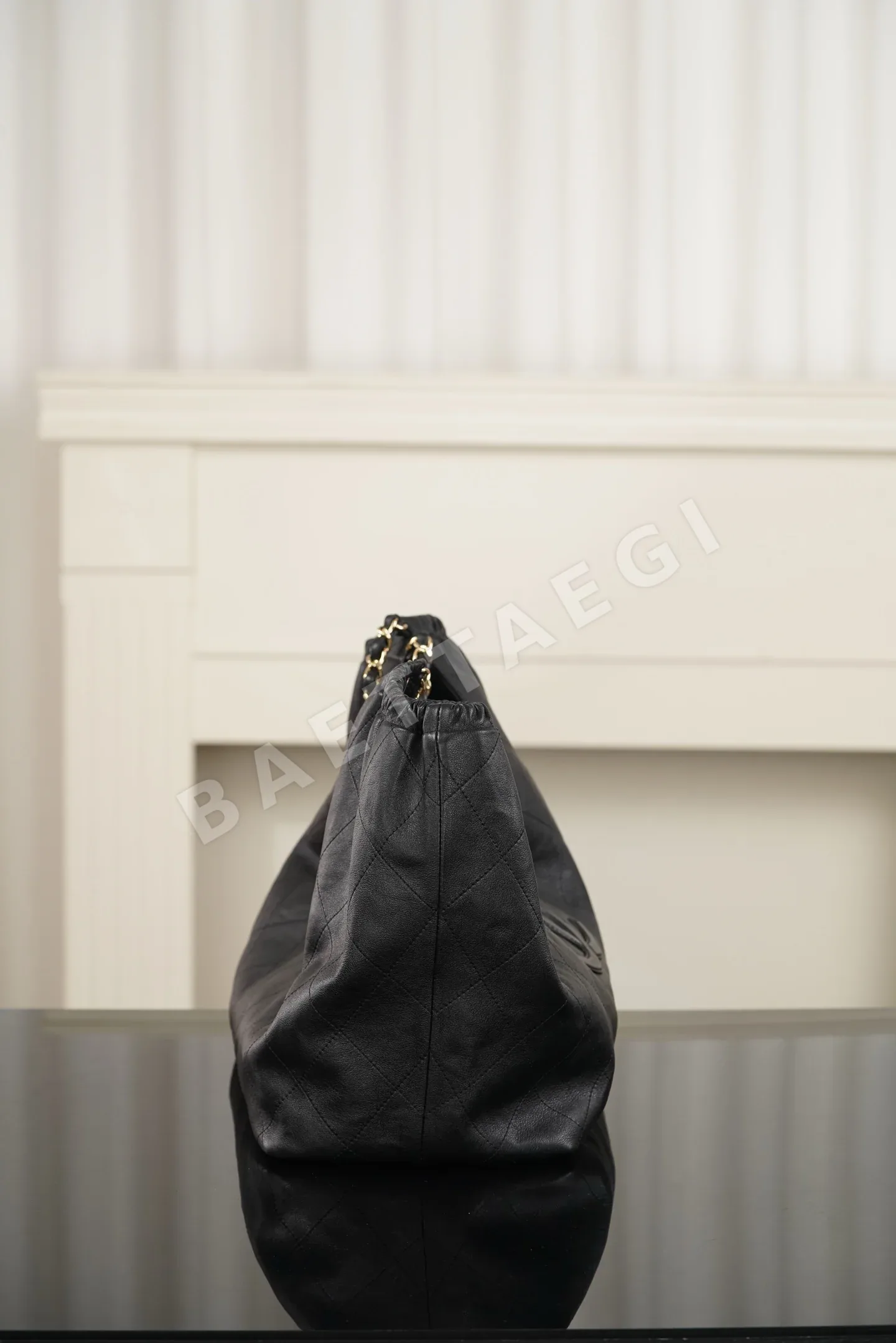 샤넬 더블 가죽 토트백 상세 이미지 7