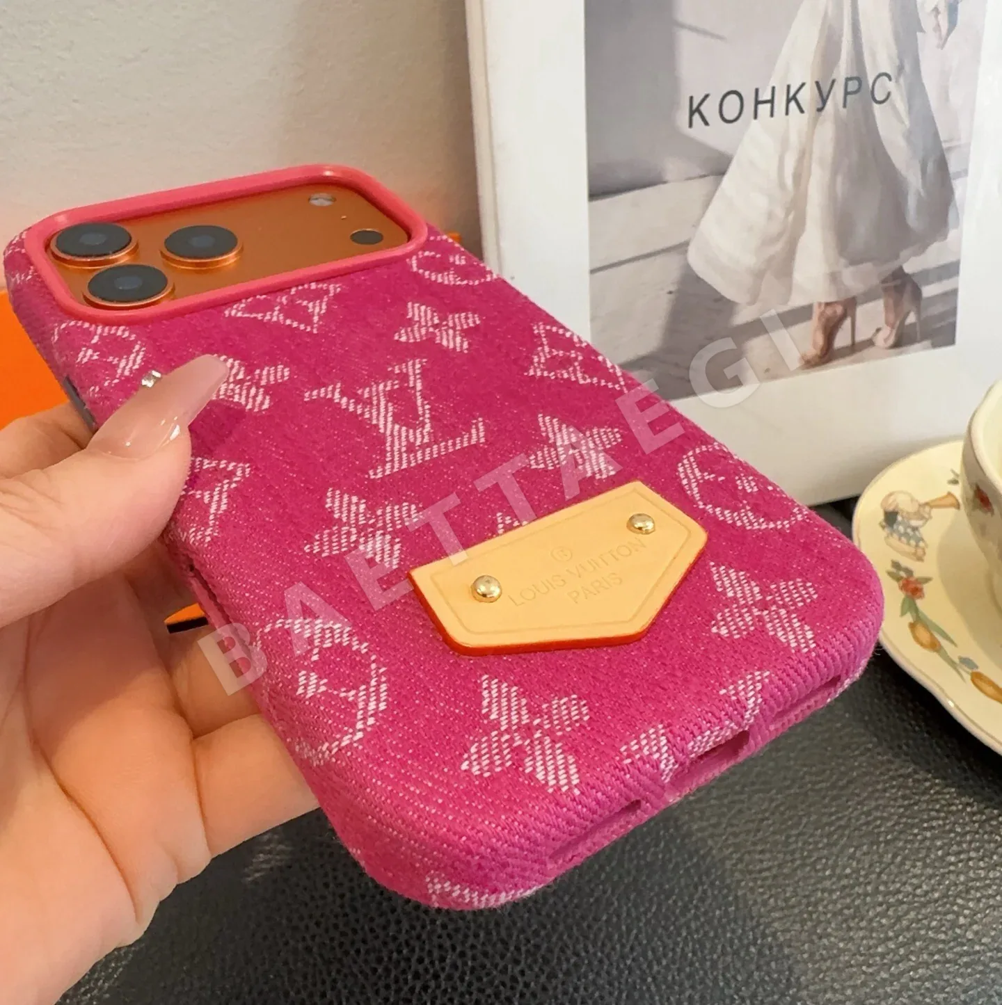 루이비통 LV 데님 가죽 스마트폰 케이스 4종 세트 상세 이미지 6