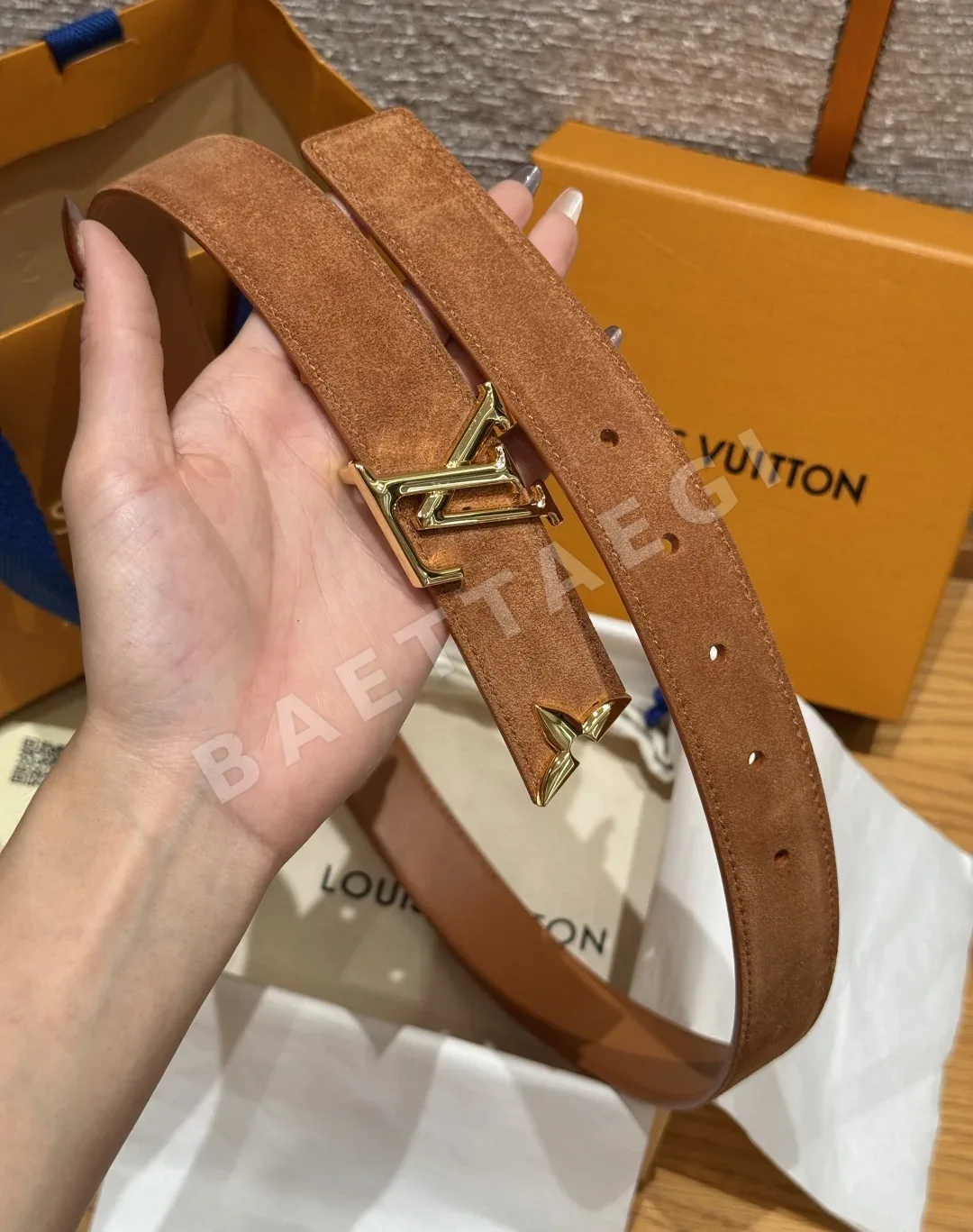 루이비통 모노그램 버클 리버시블 벨트 상세 이미지 4