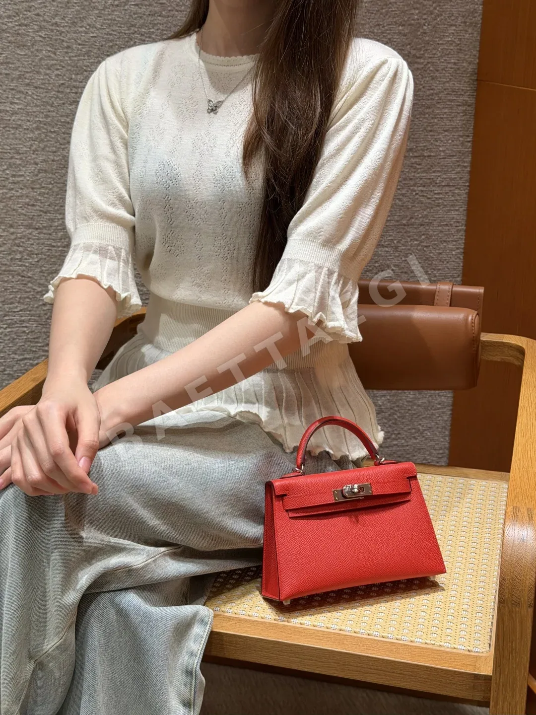 에르메스 켈리 미니 2 가죽 가방 상세 이미지 3