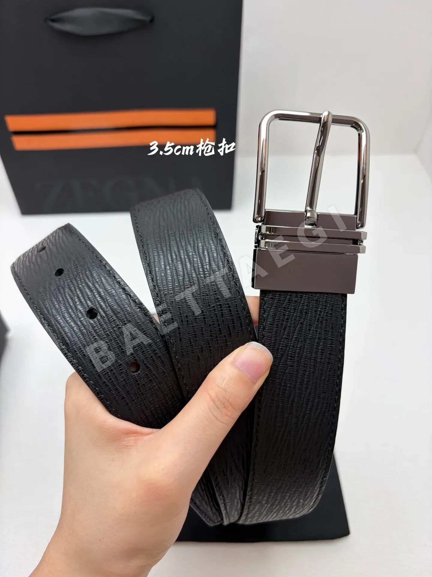 제냐 카프스킨 남성 벨트 상세 이미지 3