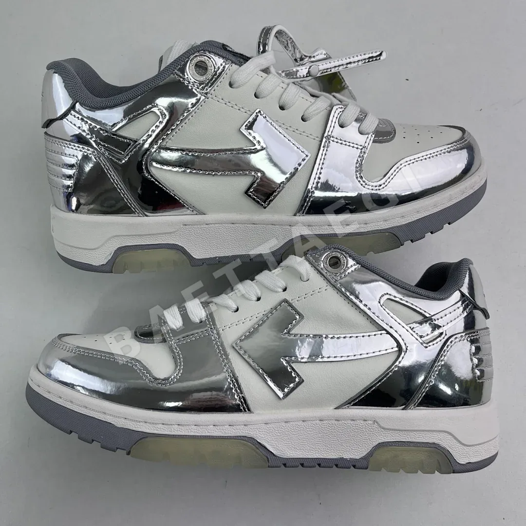 오프화이트 아웃 오브 오피스 OOO 로우 탑스 실버 화이트 E0172 202394 Off White Out Of Office OOO Low 상세 이미지 8
