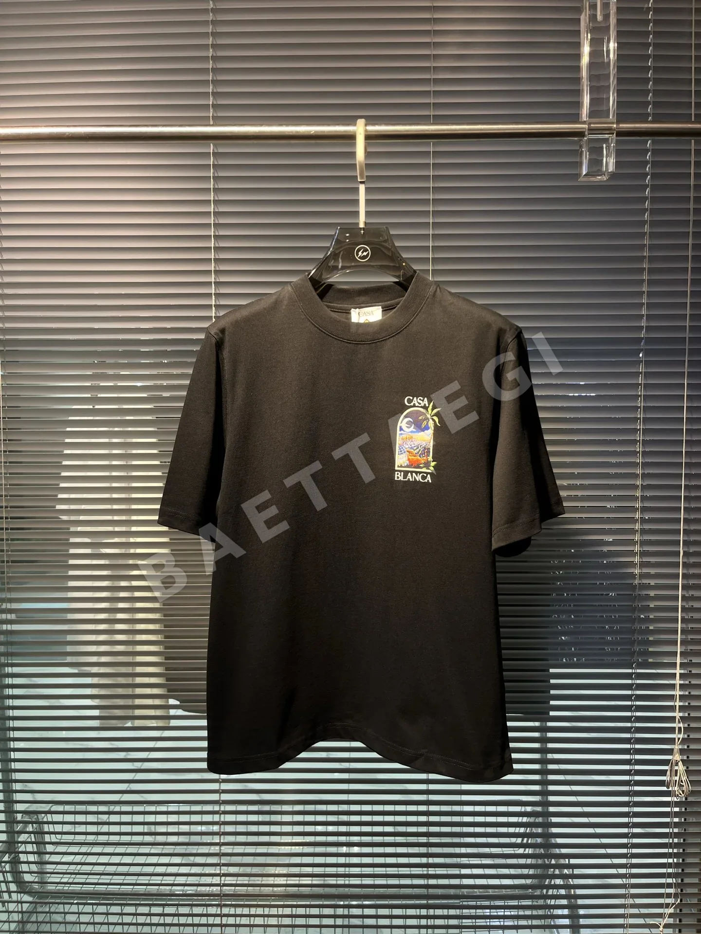 카사블랑카 페인트 프린트 남성 반팔 티셔츠 89527
