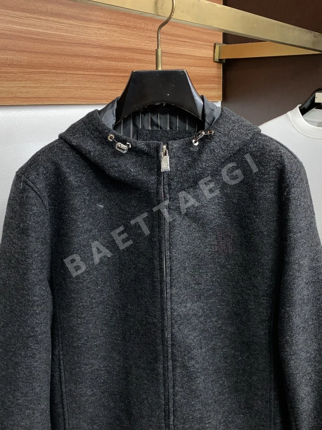 브루넬로쿠치넬리 울 후드 슬림핏 자켓 상세 이미지 2