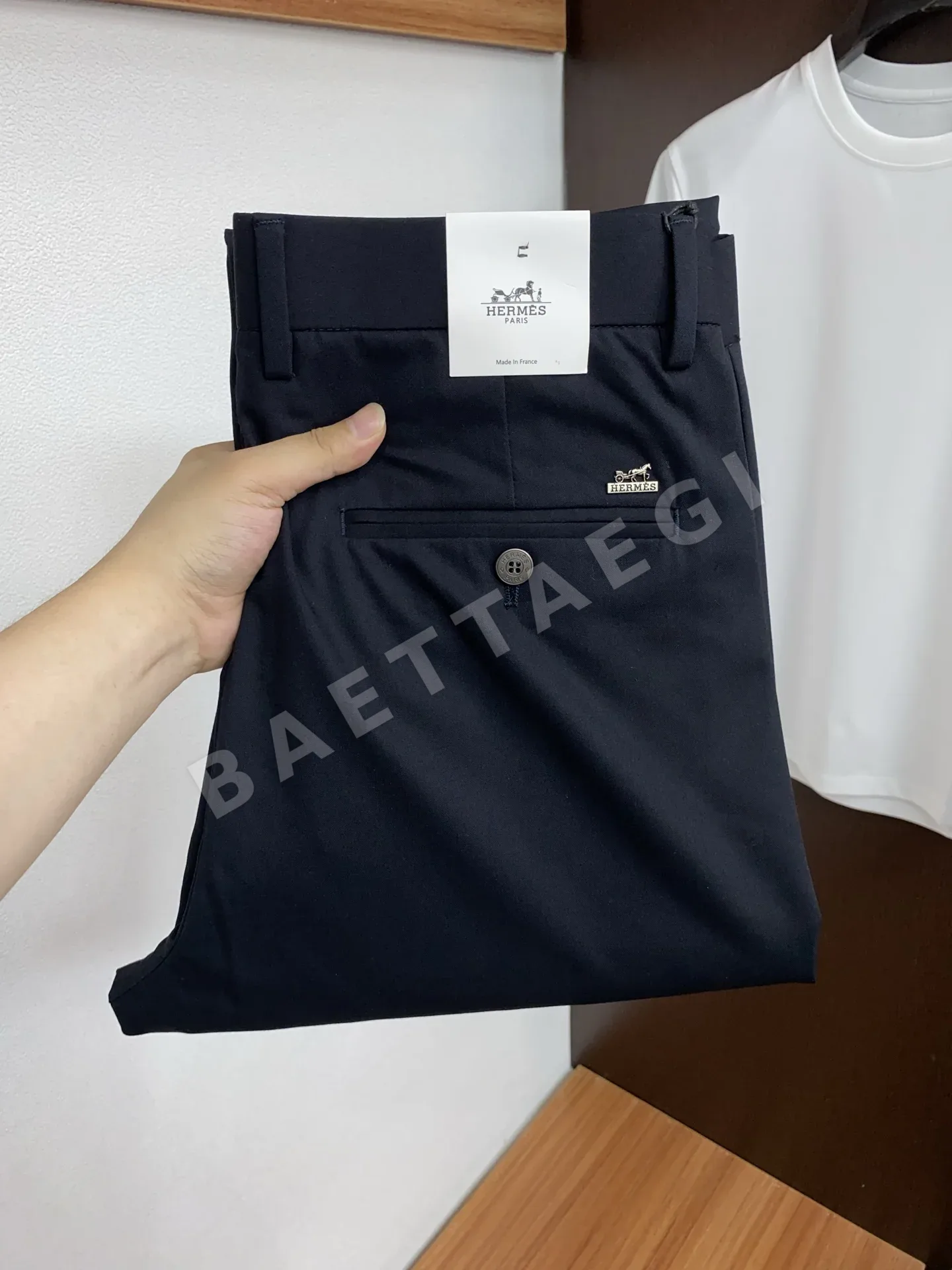 에르메스 남성 데님 워시 가공 바지 138991
