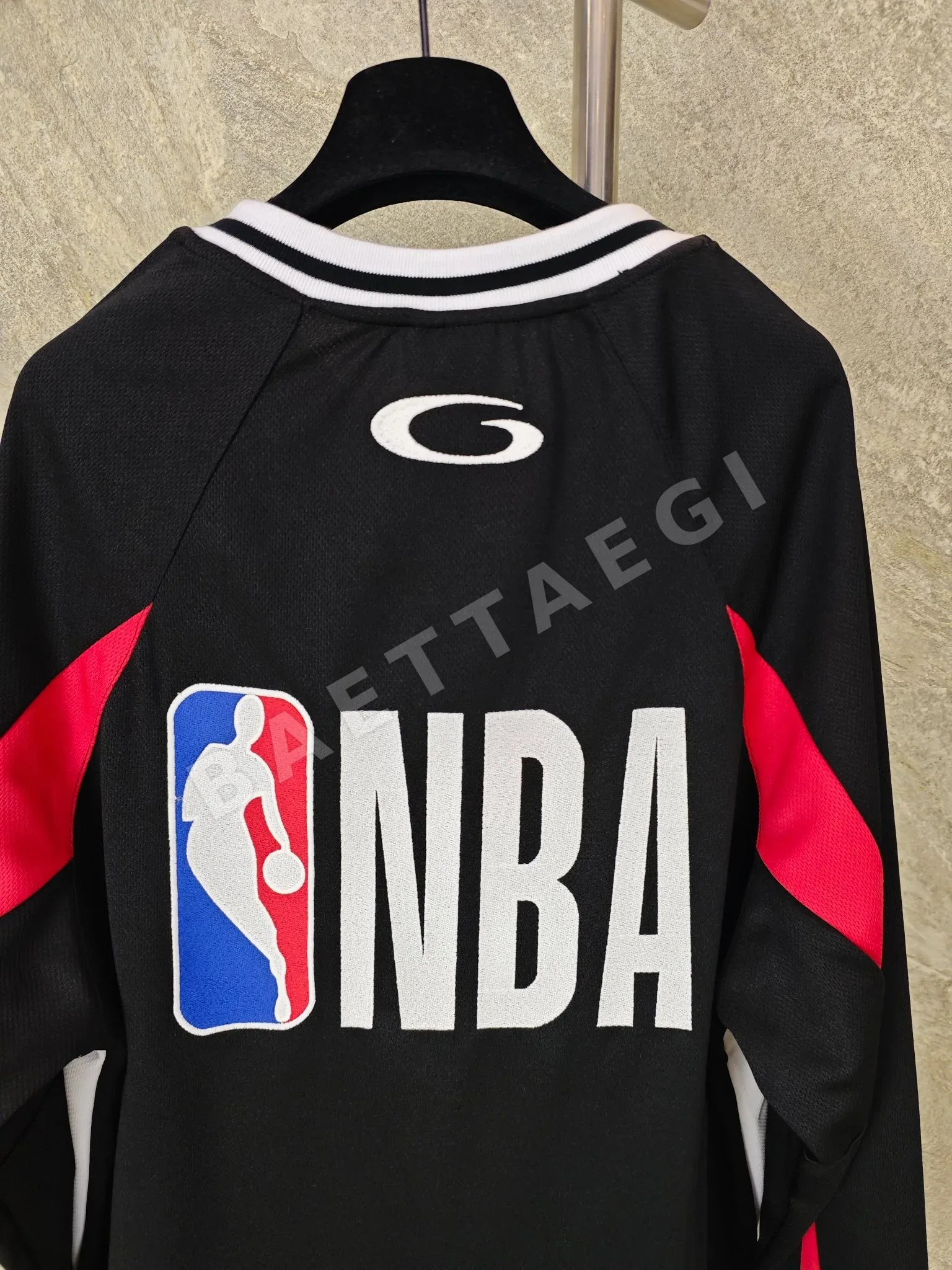 발렌시아가 NBA 콜라보 남성 긴팔 저지 상세 이미지 5
