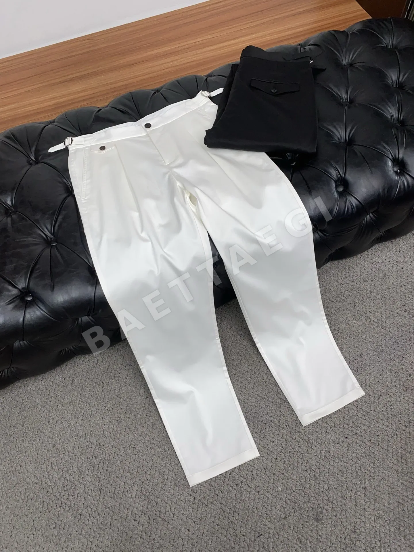 제냐 텐셀 슬림핏 남성 바지 상세 이미지 6