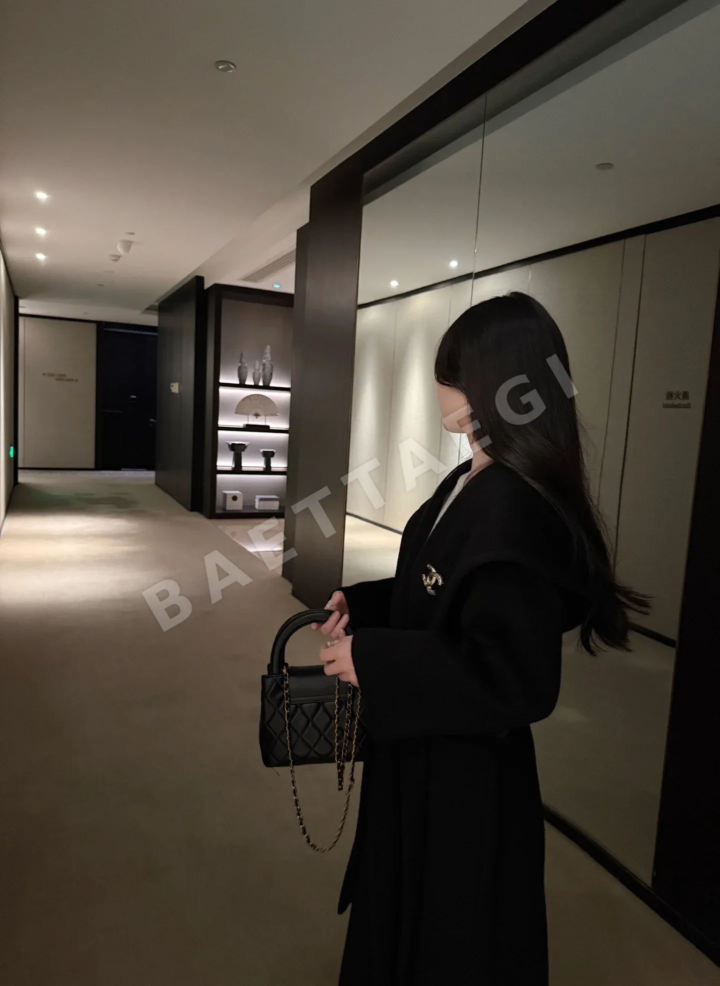 샤넬 후드 카시미어 여성 자켓 상세 이미지 9