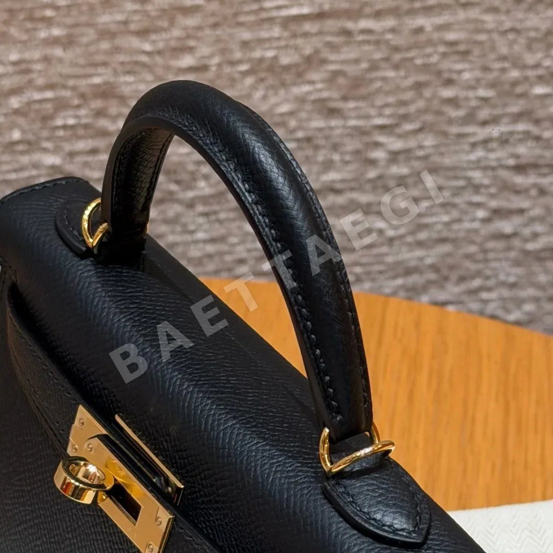에르메스 미니 켈리 2 블랙 가방 상세 이미지 9