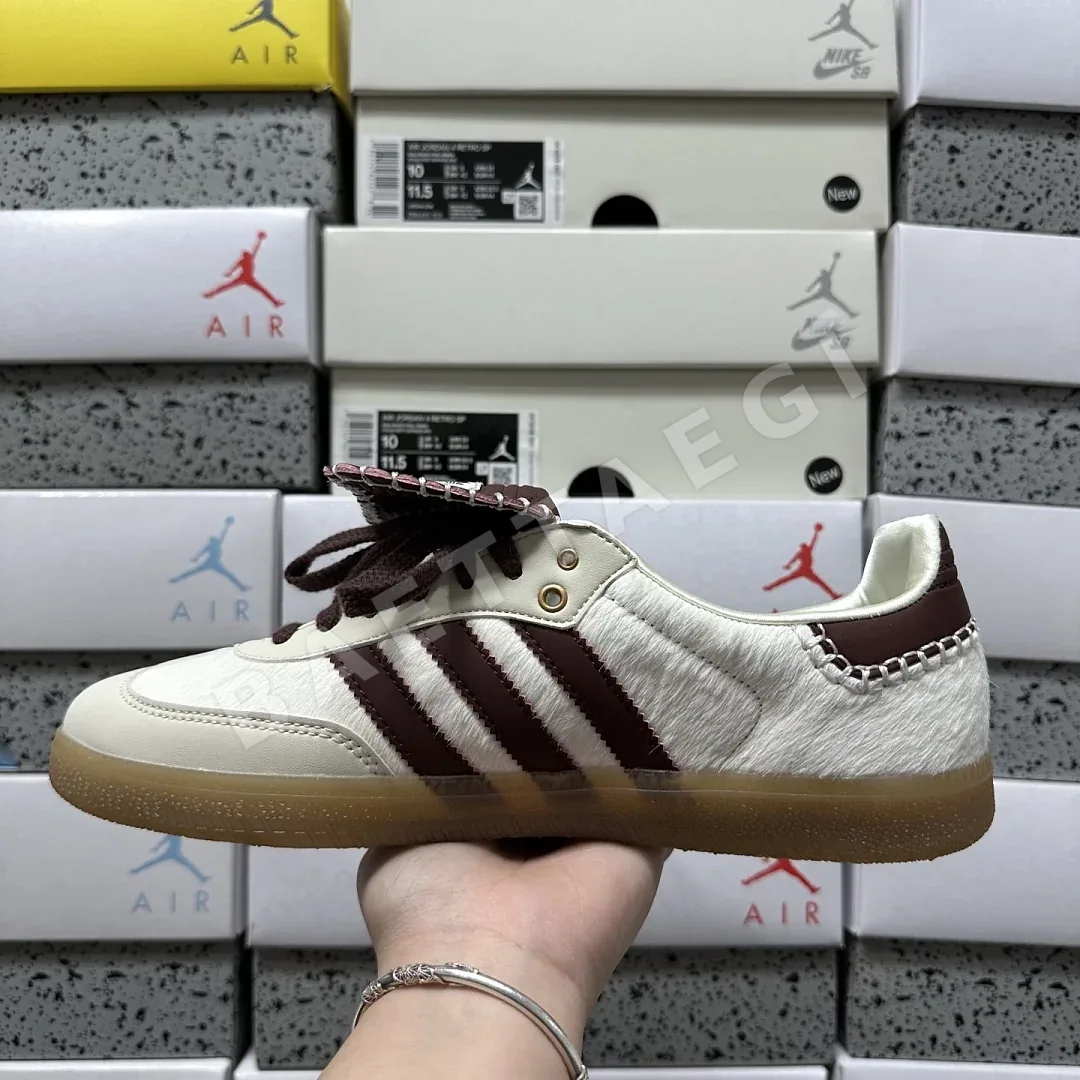 아디다스 [GOD] 삼바 포니 토널 IE0586 200656 Adidas Samba Pony Tonal Wales Bonner Cream 상세 이미지 8