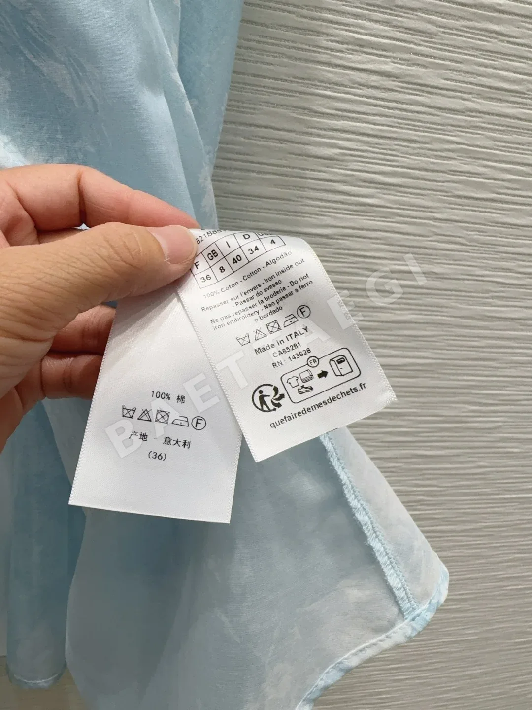디올 여성 테크니컬 원단 원피스 상세 이미지 9