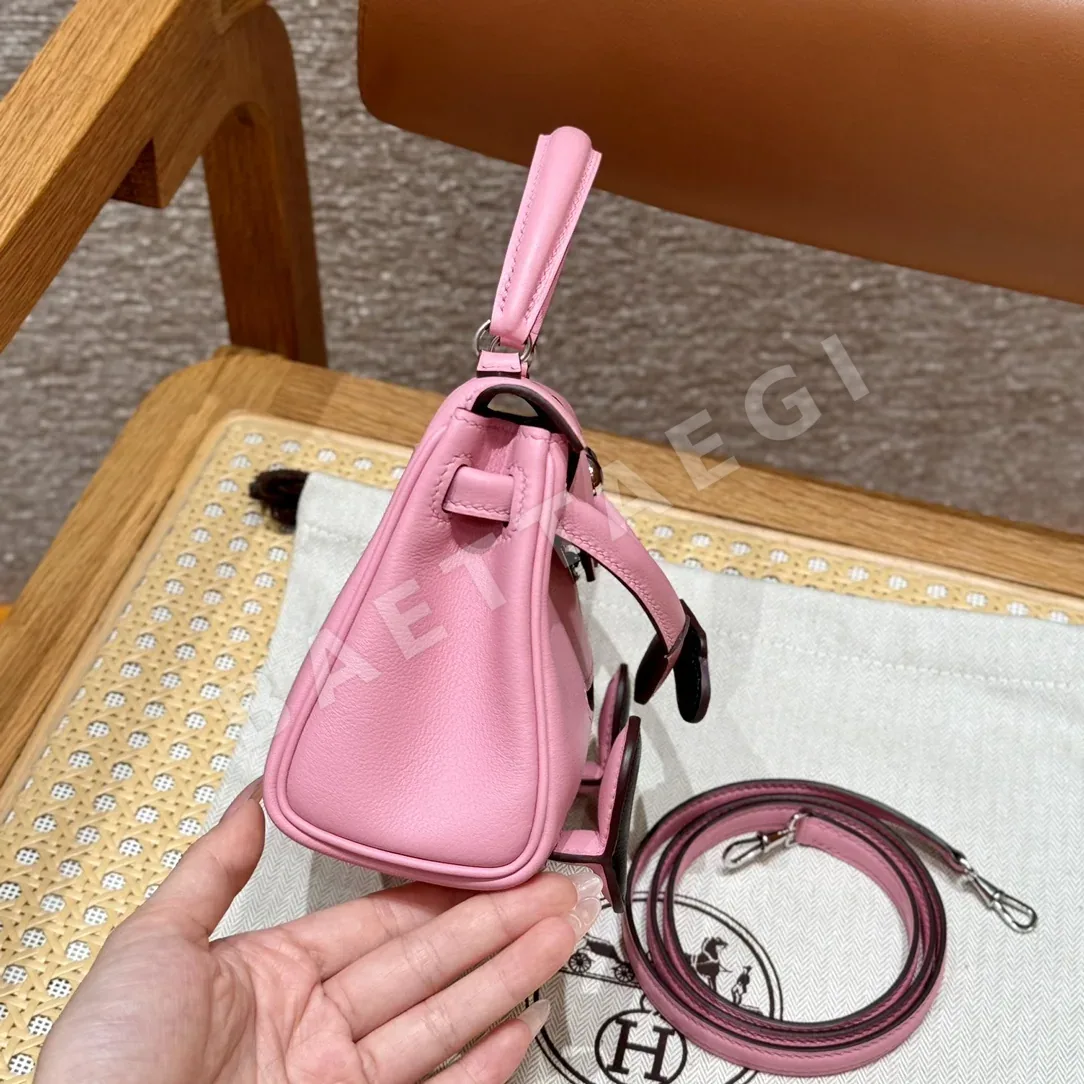에르메스 켈리돌백 실버 하드웨어 가방 상세 이미지 4