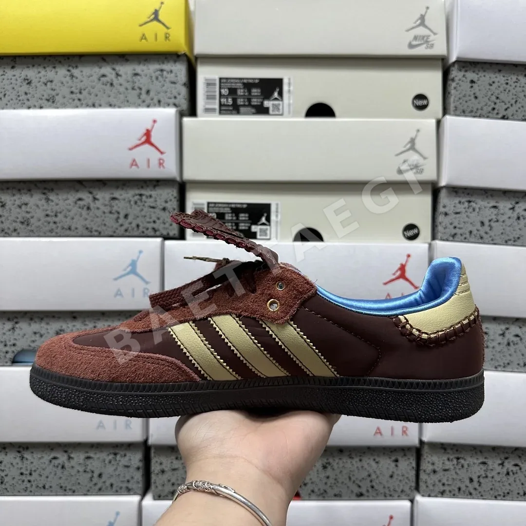 아디다스 [GOD] 삼바 나일론 IE0579 200820 Adidas Samba Nylon Wales Bonner Fox Brown 상세 이미지 8