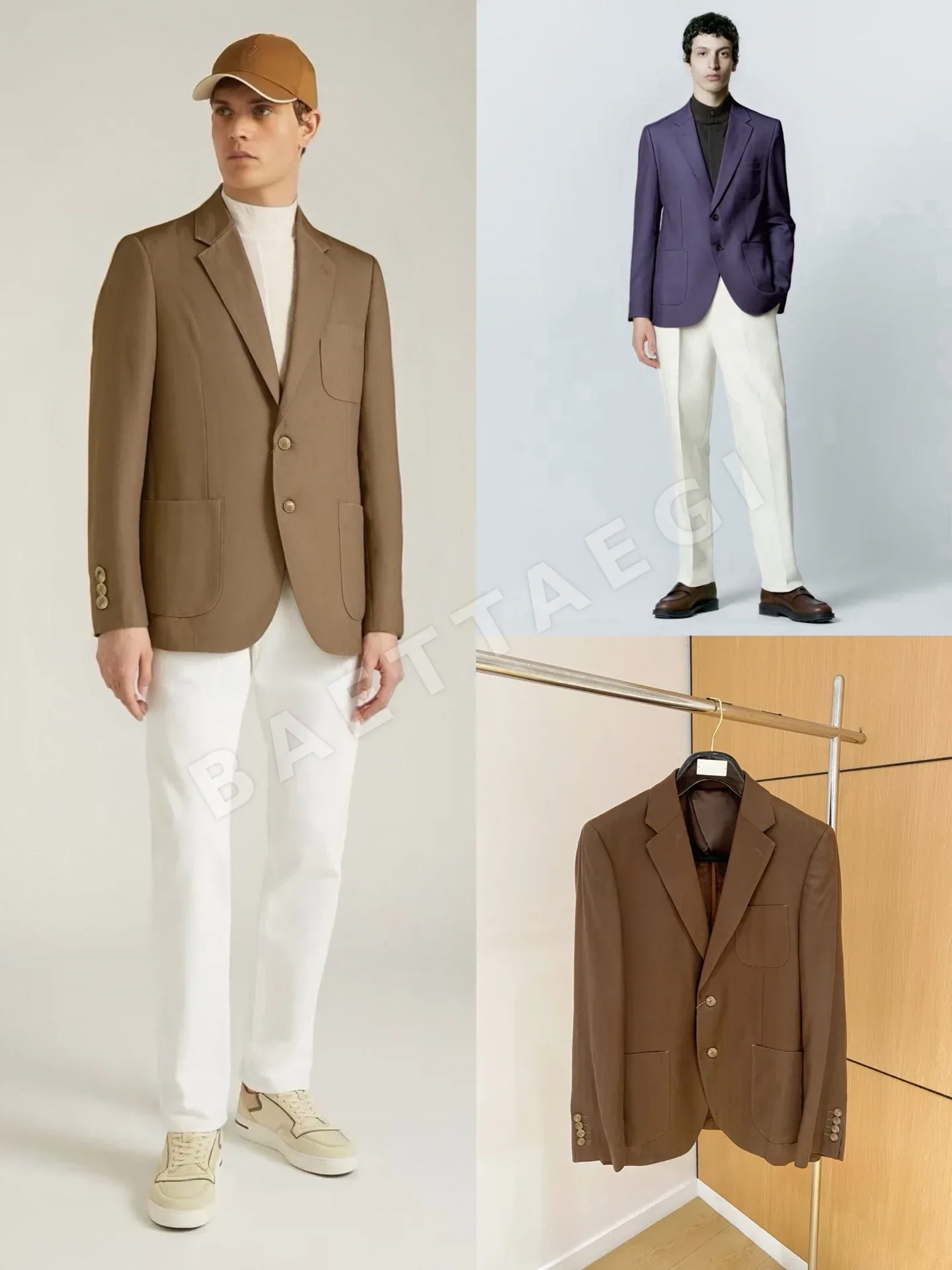 로로피아나 린넨 남성 자켓 상세 이미지 9