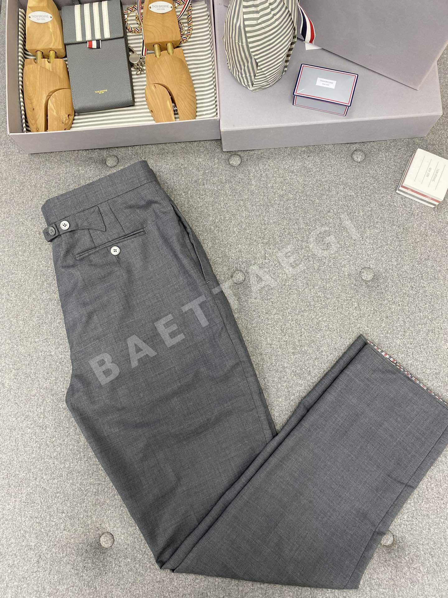 톰브라운 남성 울 바지 상세 이미지 2