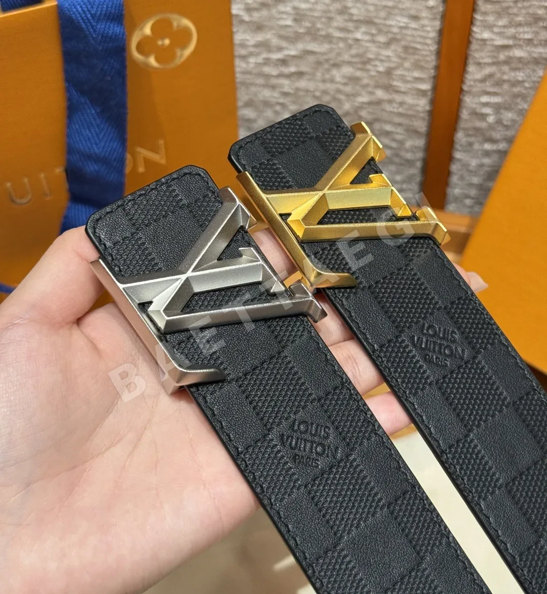 루이비통 이미지 피라미드 40mm 소가죽 벨트 상세 이미지 2