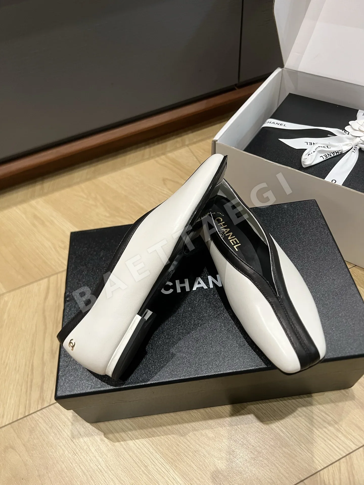 샤넬 뉴 컬러 블록 로퍼 상세 이미지 8
