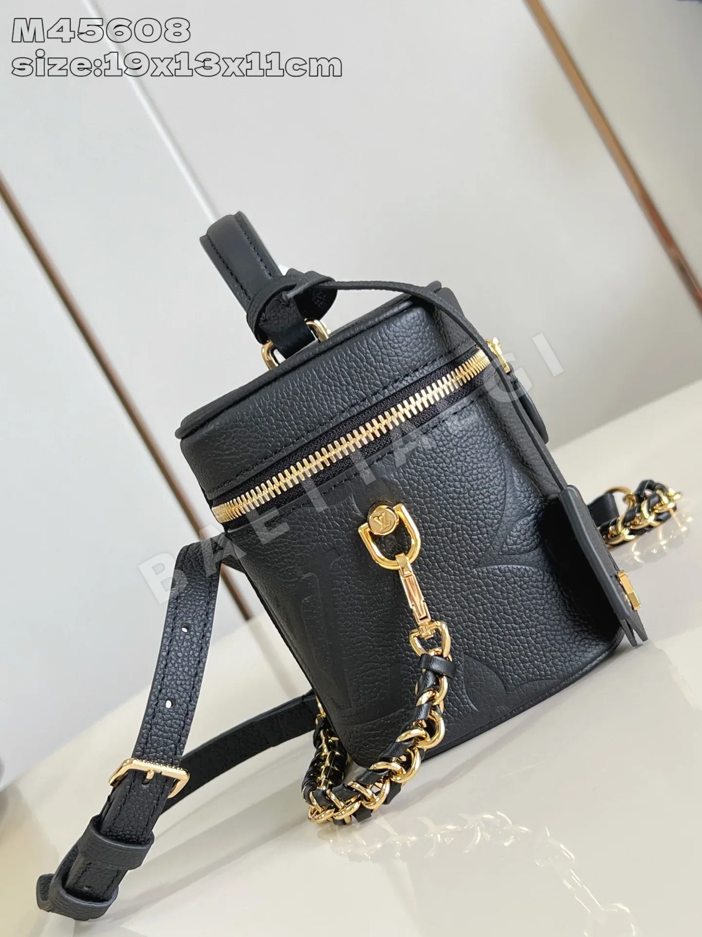 루이비통 베니티 스몰 블랙 핸드백 M45608 상세 이미지 3