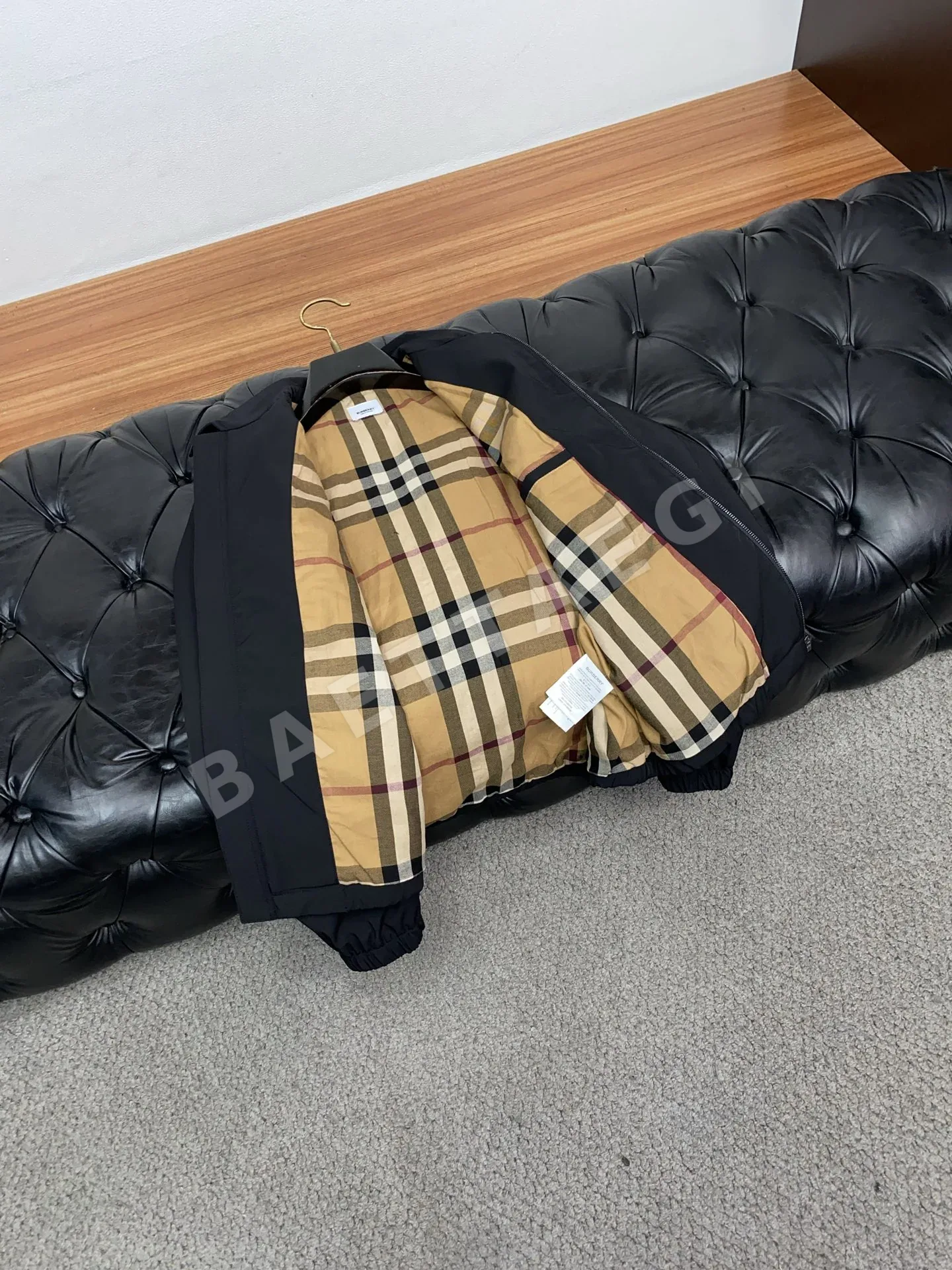 버버리 남성 슬림핏 맞춤 라펠 자켓 상세 이미지 7