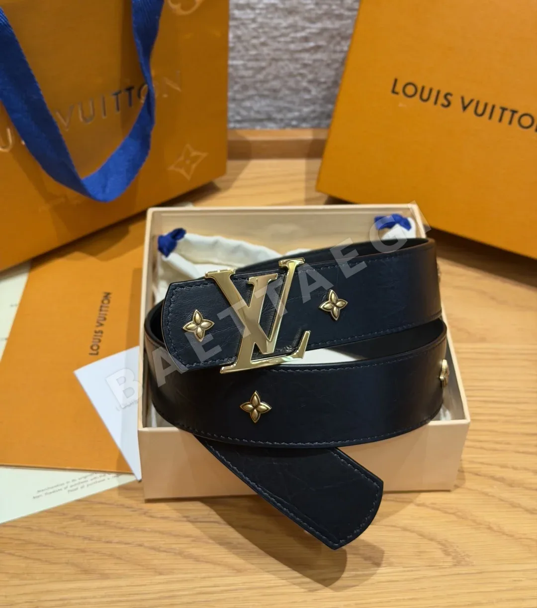 루이비통 LV 이니셜 40mm 트리욘 가죽 벨트 173527
