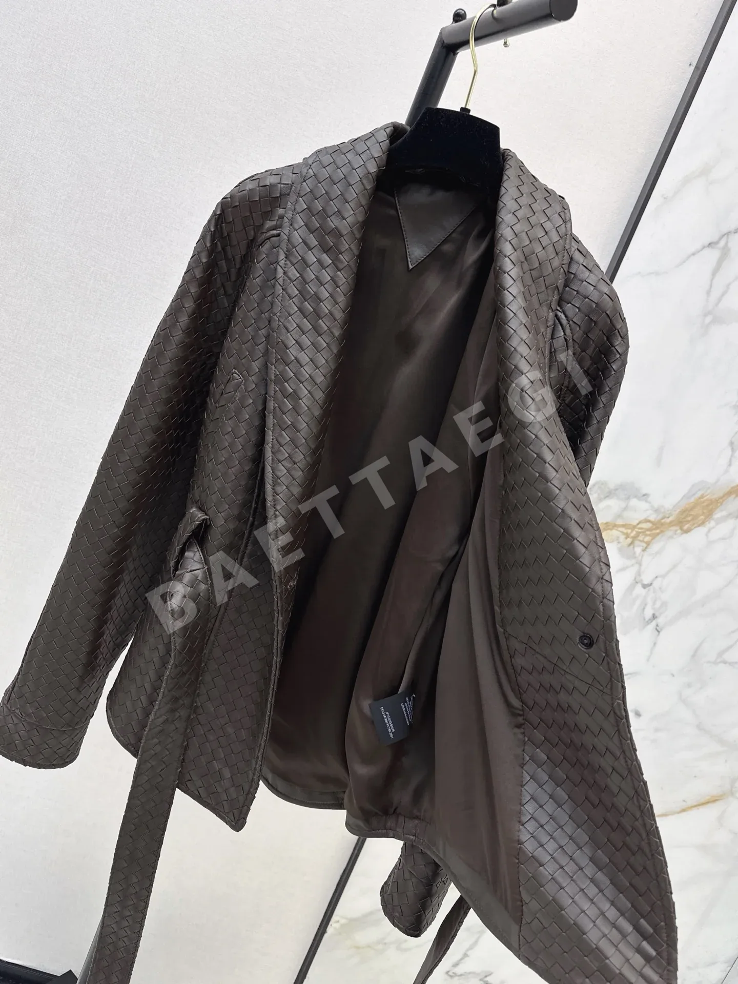 보테가베네타 꼬임 짜임 가죽 여성 자켓 상세 이미지 8