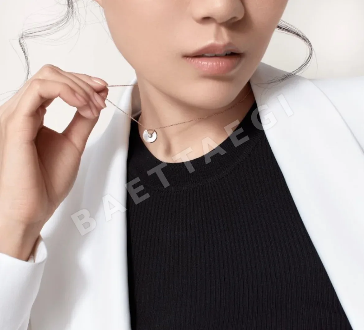 까르띠에 CNC 아뮬렛 골드 도금 목걸이 59486