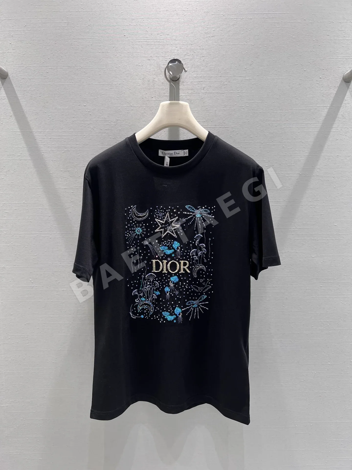 디올 별하늘 자수 여성 반팔 티셔츠 51566