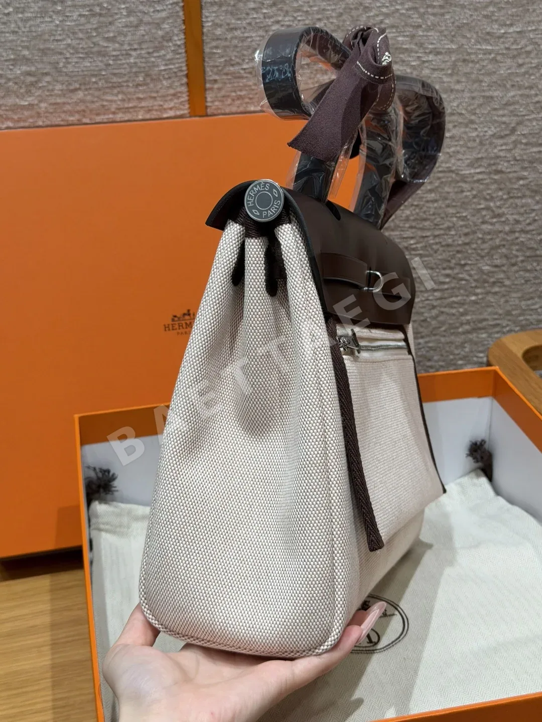 에르메스 하버 캔버스 가방 상세 이미지 4