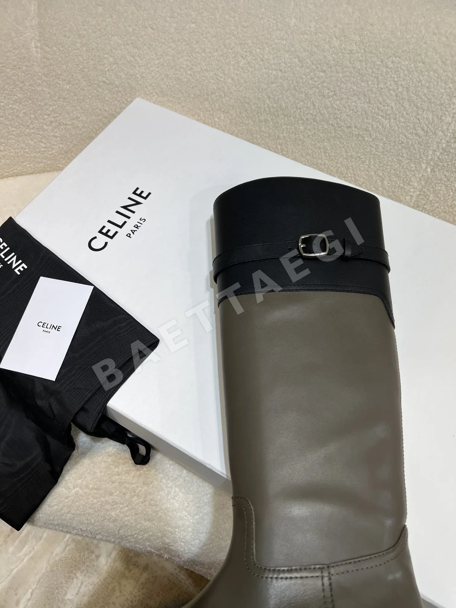 셀린느 컬러 블록 롱 라이딩 부츠 상세 이미지 6