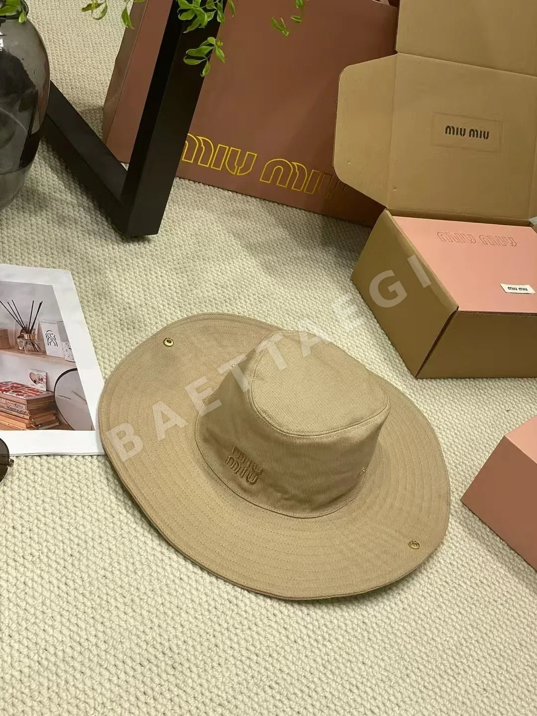 미우미우 모자 81286 Miu Miu Cap 상세 이미지 2