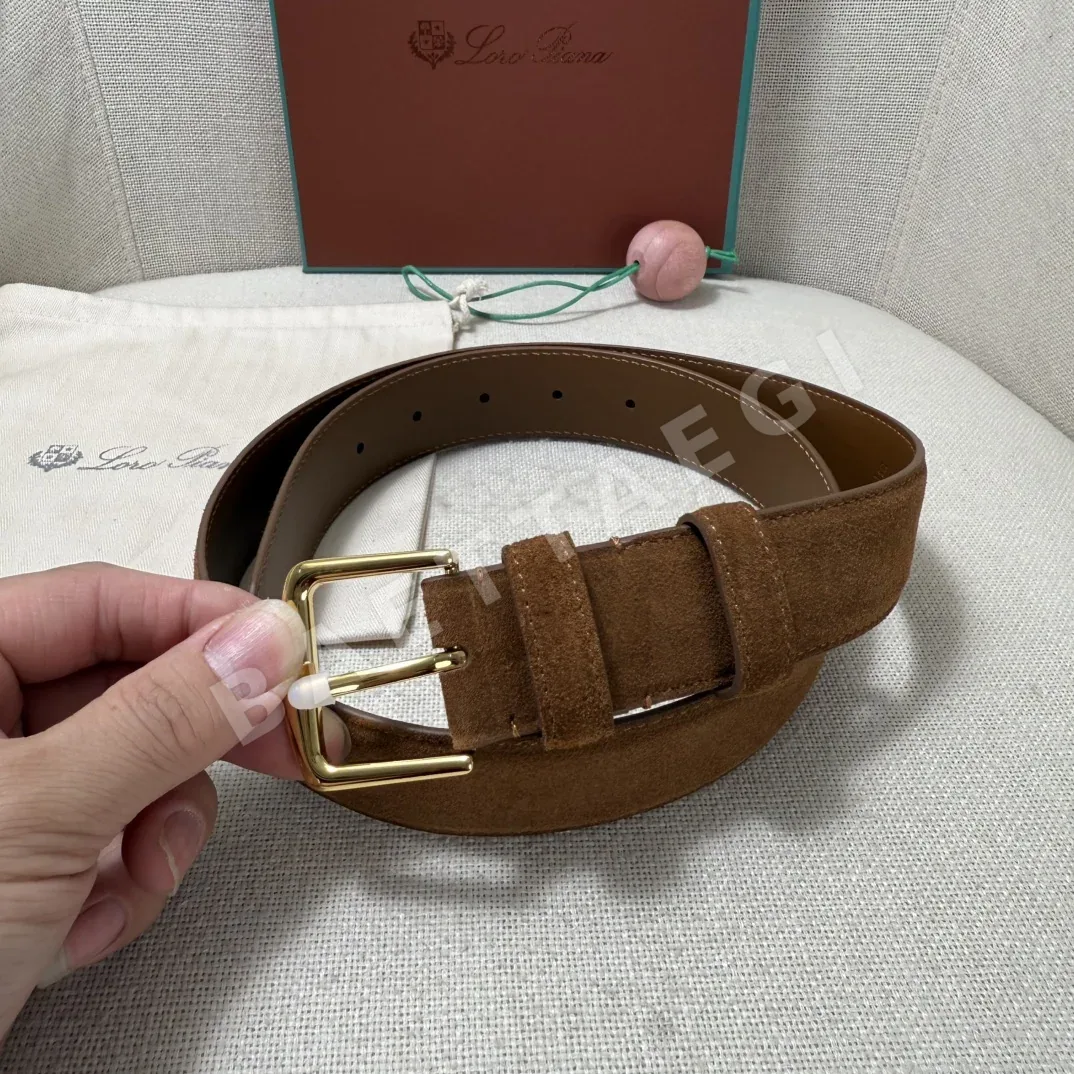 로로피아나 알사벨 송아지가죽 벨트 상세 이미지 3