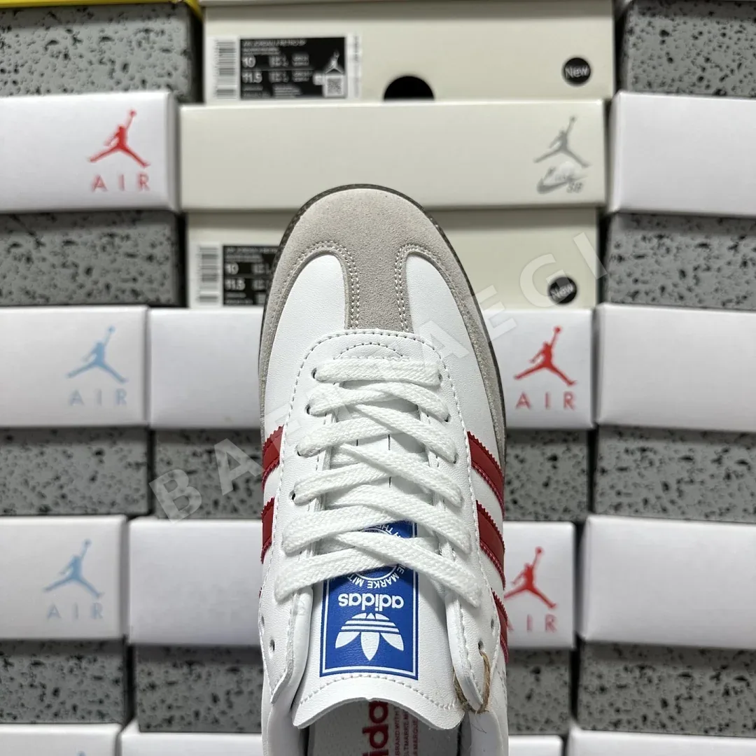 아디다스 [WZ] 삼바 OG IG1025 200689 Adidas Samba OG White Better Scarlet 상세 이미지 9
