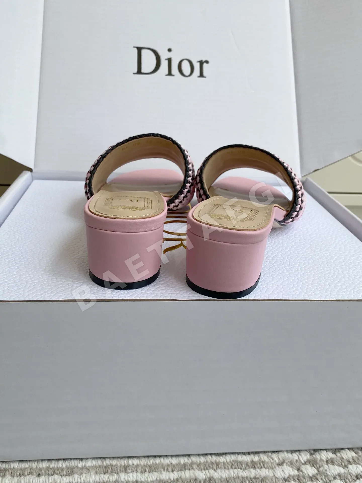 디올 우븐 라피아 샌들 상세 이미지 8