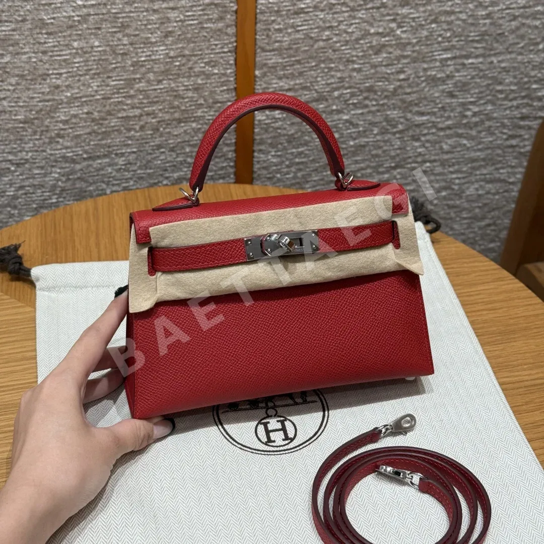 에르메스 미니 켈리 가죽 가방 164248