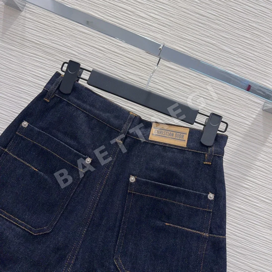 디올 여성 데님 바지 상세 이미지 8