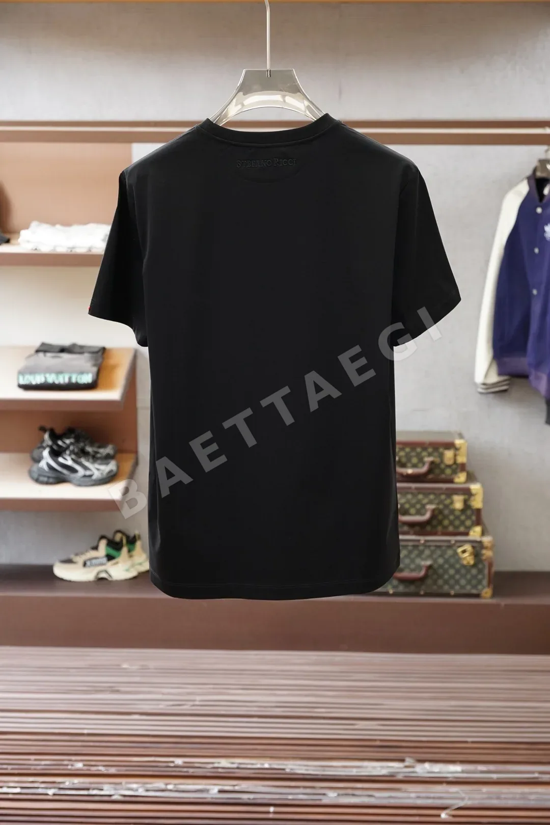 스테파노리치 크리스탈 이글 장식 남성 반팔 티셔츠 상세 이미지 8