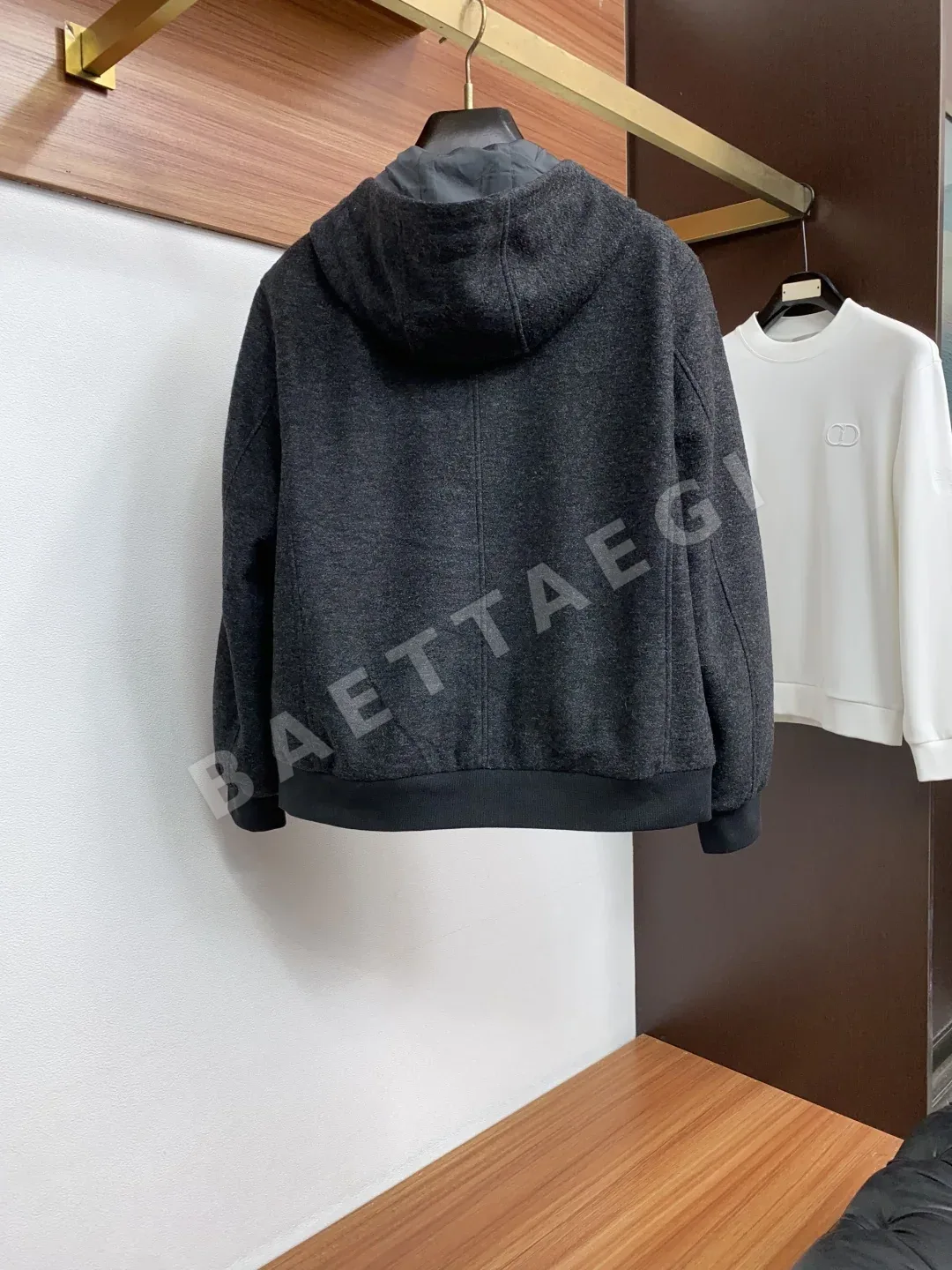 브루넬로쿠치넬리 울 후드 슬림핏 자켓 상세 이미지 10