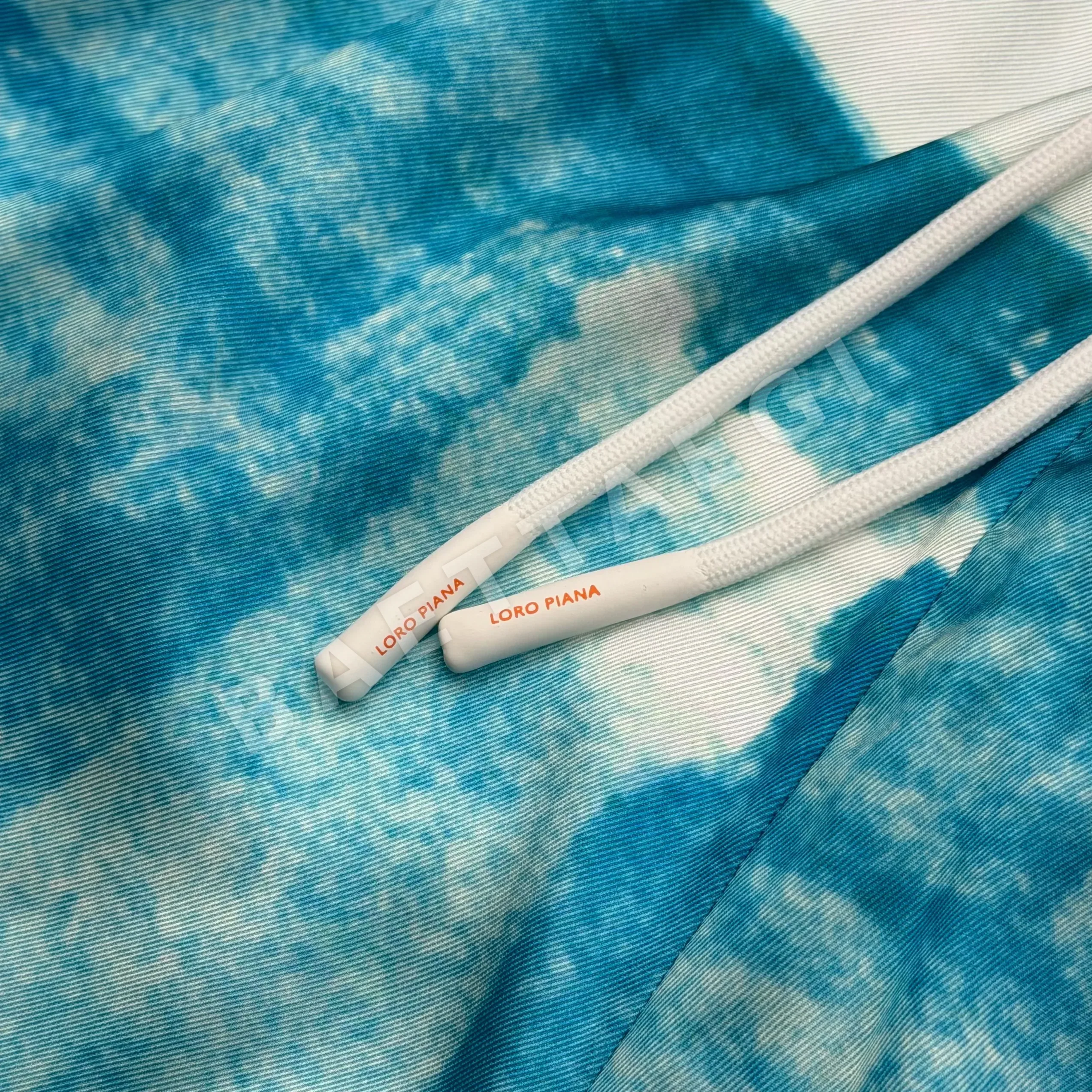 로로피아나 라 피시나 프린트 뽕나무 실크 남성 반바지 상세 이미지 17