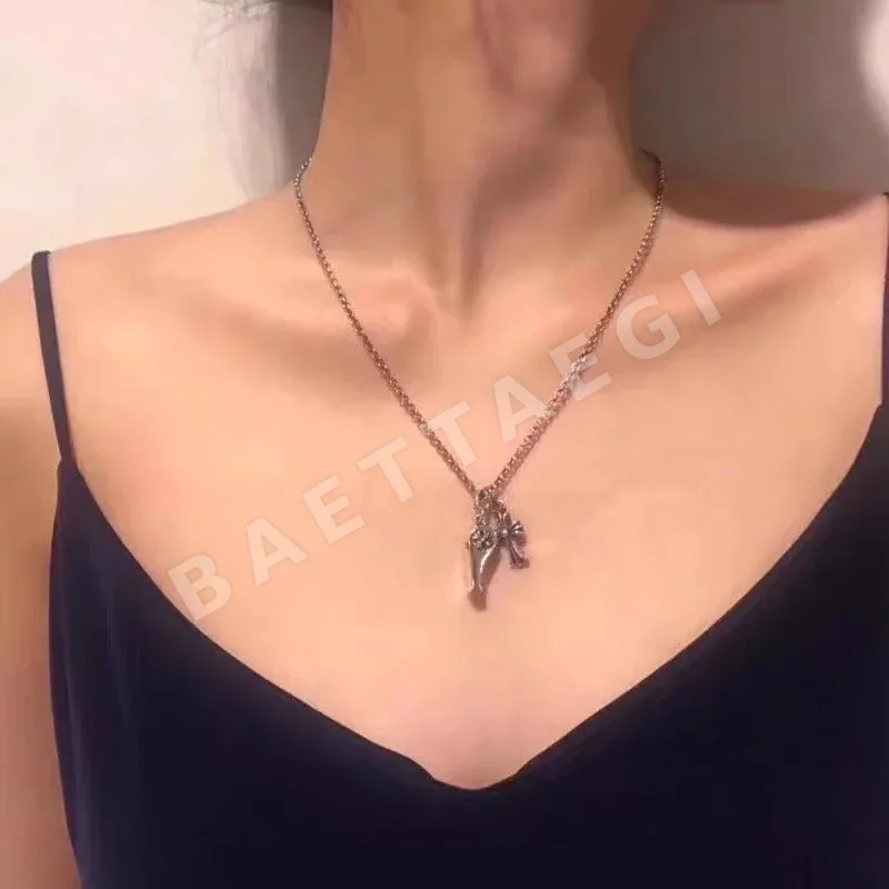 크롬하츠 스타링 실버 호루라기 목걸이 상세 이미지 5