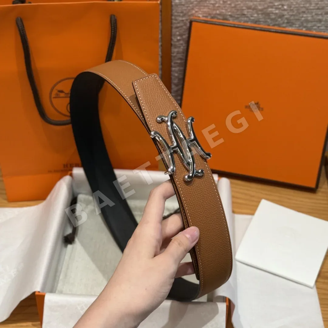 에르메스 리버시블 남성 벨트 상세 이미지 3