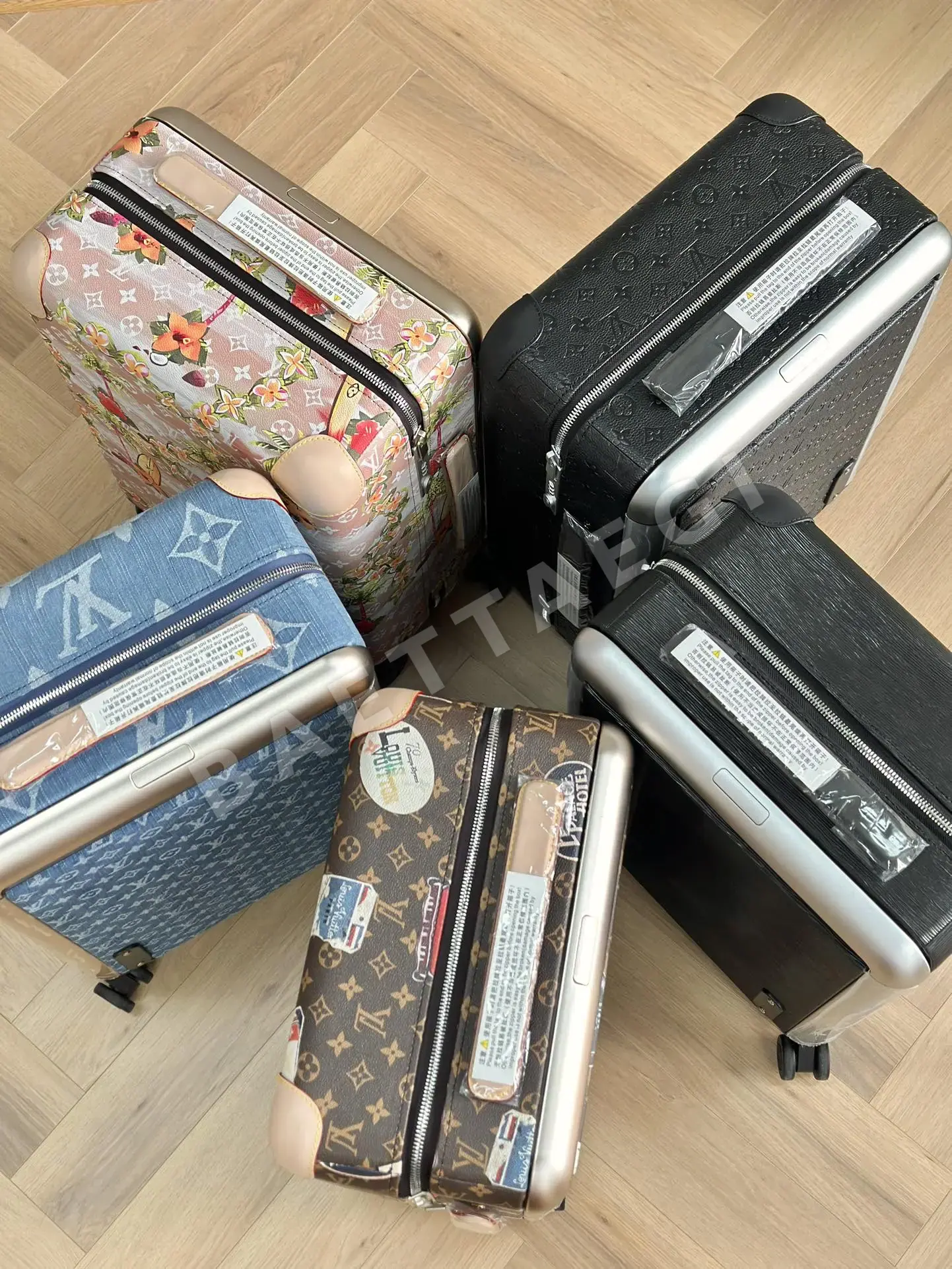 여행가방 루이비통 검은색 엠보싱 패턴 여행가방 상세 이미지 6