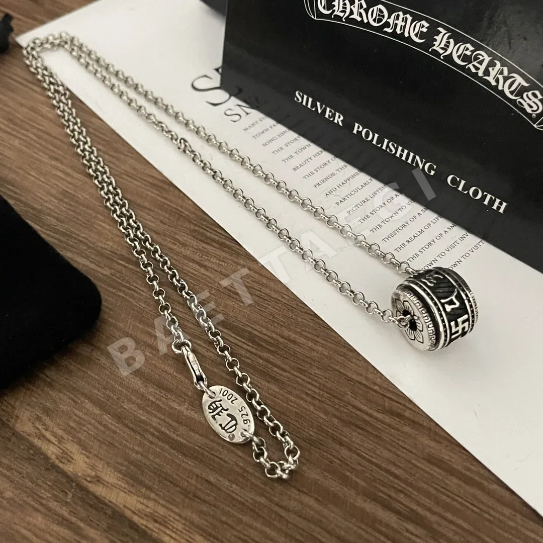 크롬하츠 클래식 범문자 펜던트 목걸이 상세 이미지 6