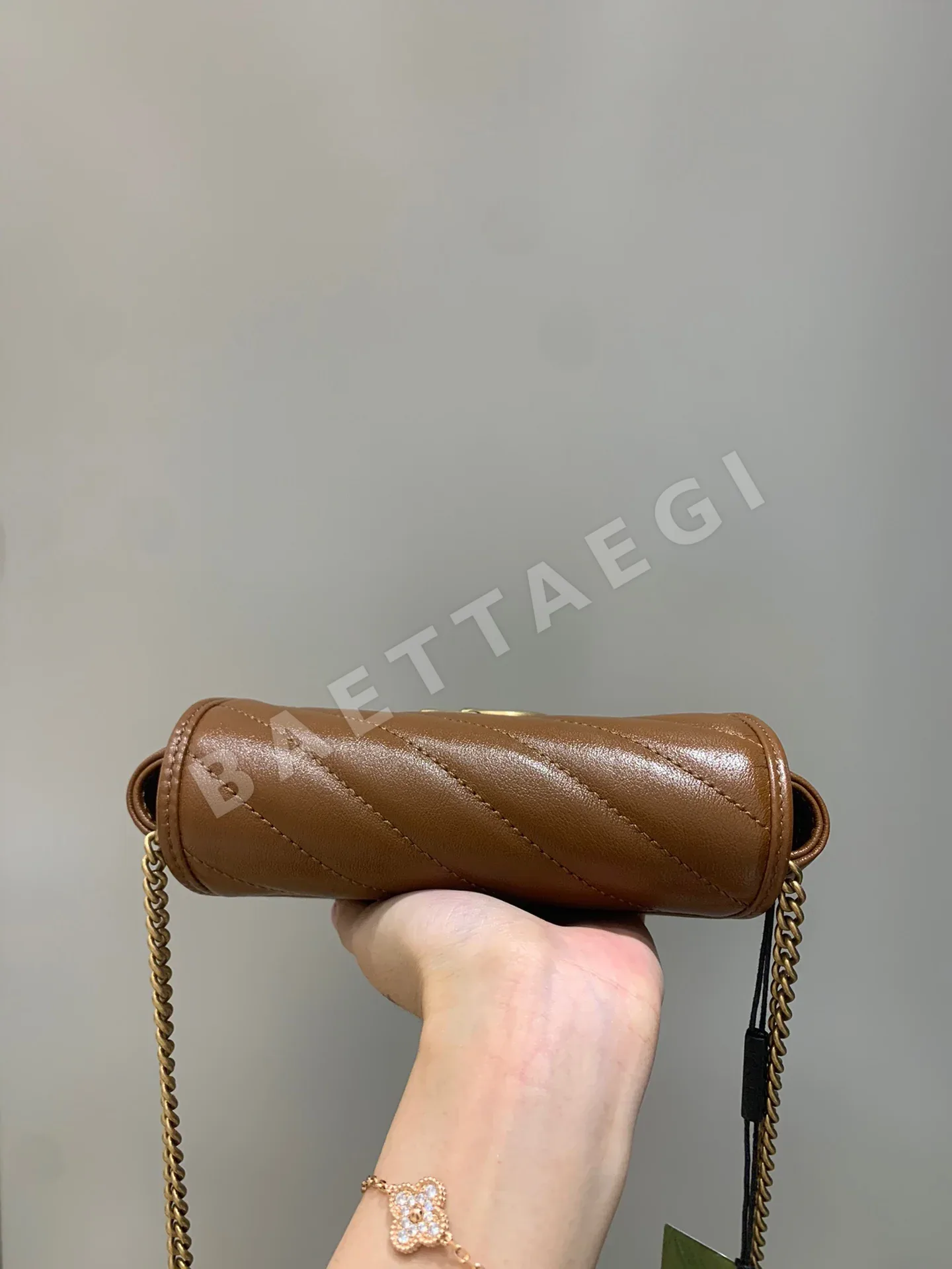 구찌 마몬트 카라멜 미니 숄더백 16.5CM476433 상세 이미지 6