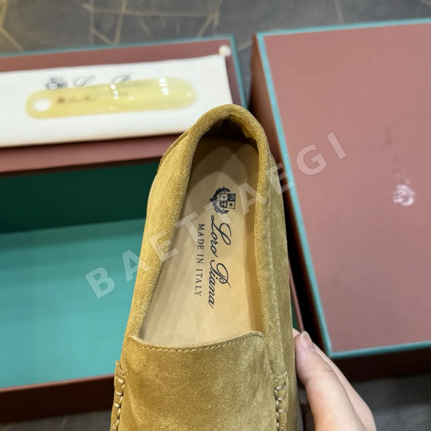 로로피아나 로퍼 스웨이드 상세 이미지 7