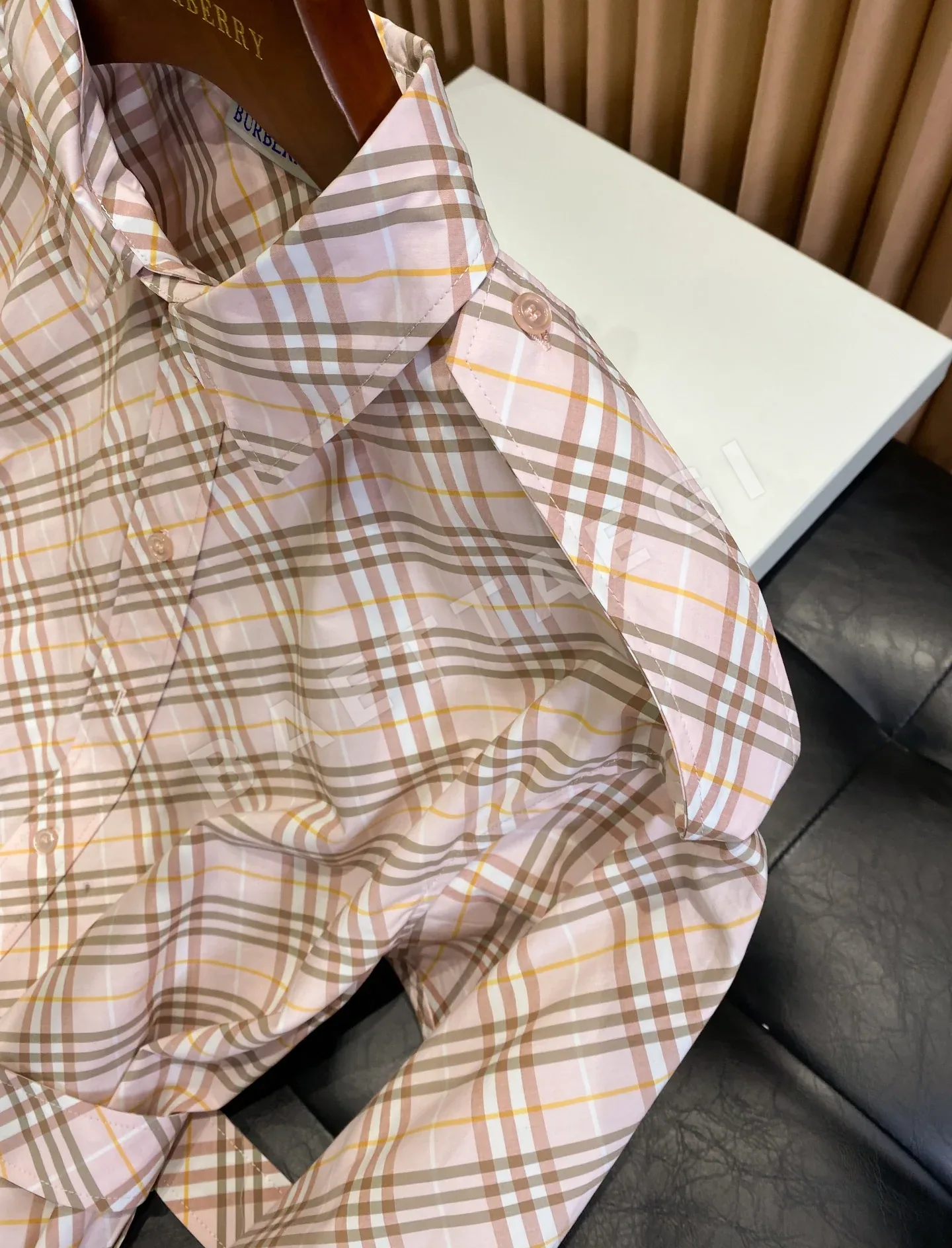 버버리 트렌치 디테일 여성 원피스 상세 이미지 7