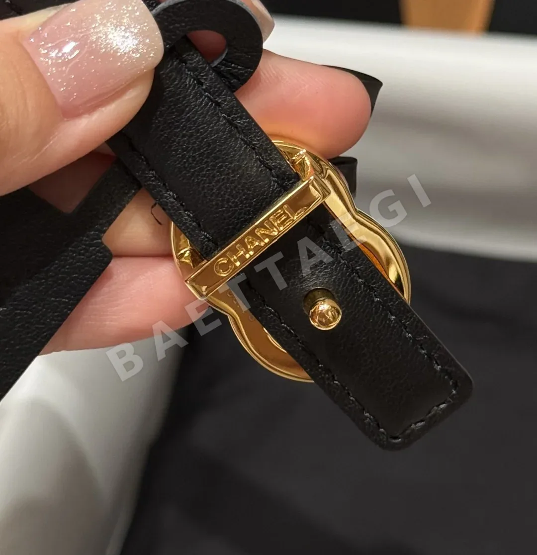 샤넬 더블 C 버클 양면 가죽 벨트 상세 이미지 6