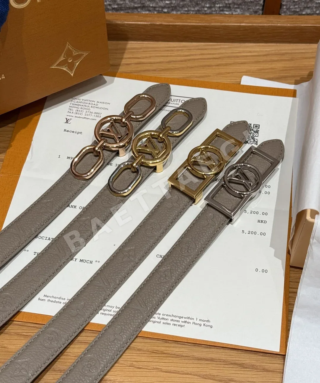루이비통 도핀 리버시블 가죽 벨트 173016