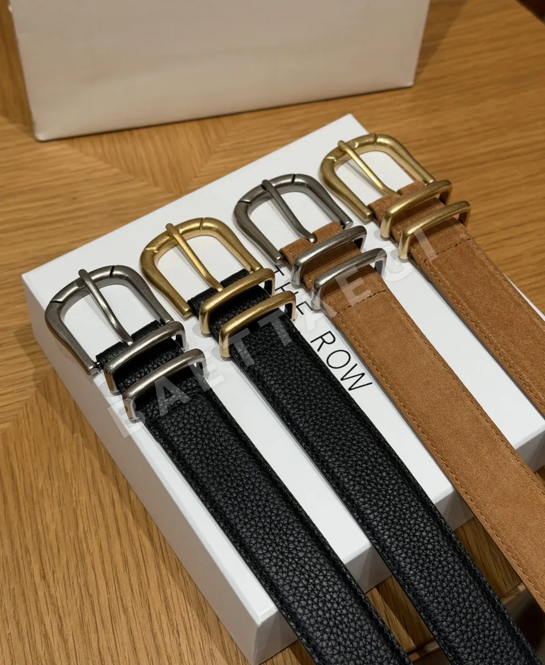 더로우 더블 링 가죽 벨트 30mm 상세 이미지 3