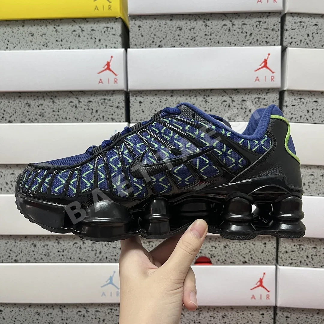 나이키 [WM] 샥스 TL CT5527-400 201128 Nike Shox TL Mini Swoosh Obsidian Black Volt 상세 이미지 4